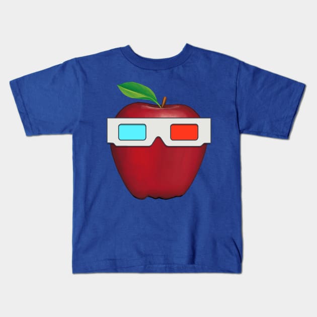 Apple Kids T-Shirt by AtomicMadhouse